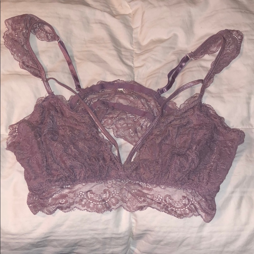 Purple crop top